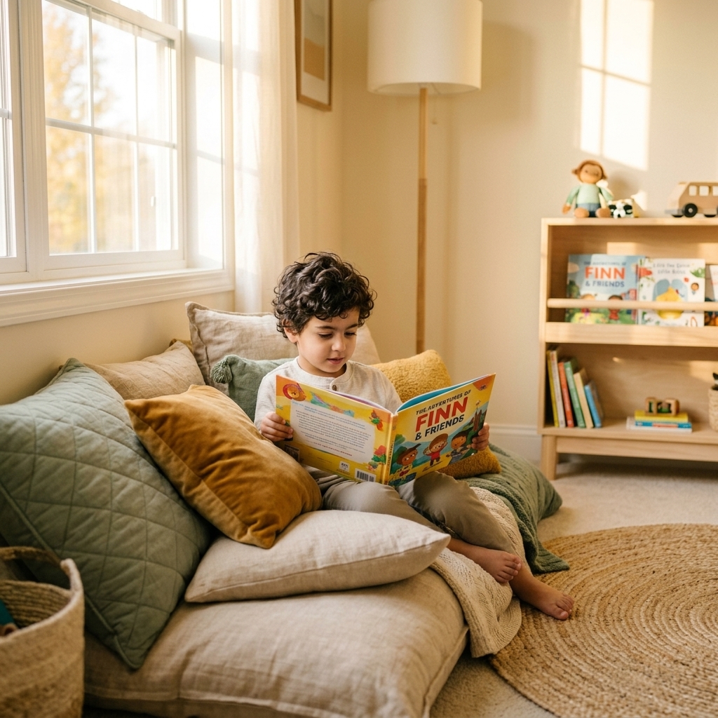 طفل يلعب بألعاب تعليمية 8